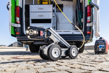 pojízdná kamera pro revize kanalizace