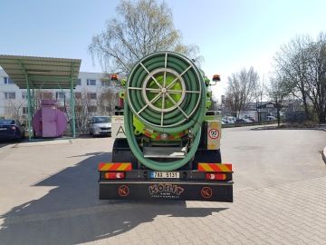 Vůz na čištění odpadů a kanalizace