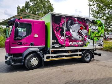 Renault proplach 3 na čištění kanalizace a domovních odpadů