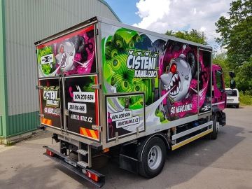 Vůz na čištění kanalizace a domovních odpadů