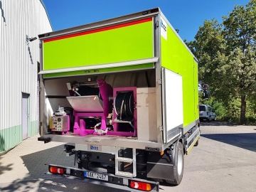 Čistící vůz před polepením