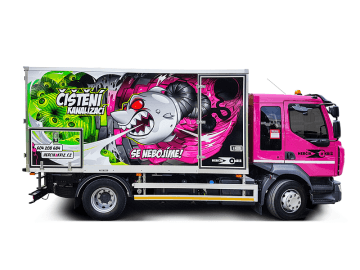 Renault proplach 3 na čištění odpadů a kanalizací