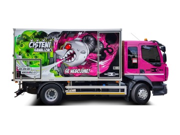 Renault proplach na čištění kanalizace a odpadů v Praze