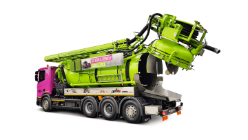 Recyklační vůz Kroll na čištění kanalizačních stok a sání kalů