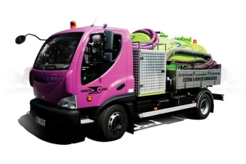 vůz na čištění kanalizace, odpadů a sání kalů