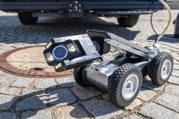 HD kamera na revize kanalizace