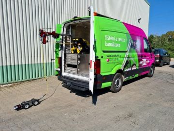 Kamerový systém na prohlídky kanalizace