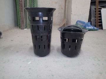Baskets for street rainwater inlets