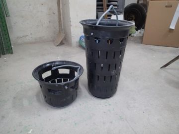 Baskets for street rainwater inlets