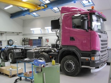 podvozek Scania pro recykling Kaiser