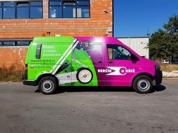 Vůz na revize kanalizace kamerou